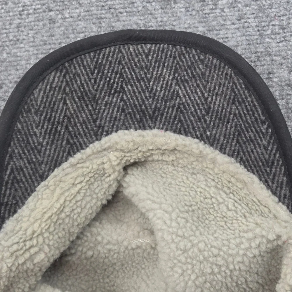 Outdoor Research Yukon Cap M Gray Herringbone Wool Blend Ear Flap Hat Utility